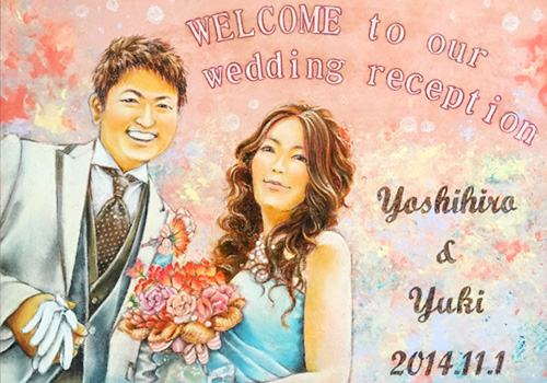 結婚式用ウェルカムボード